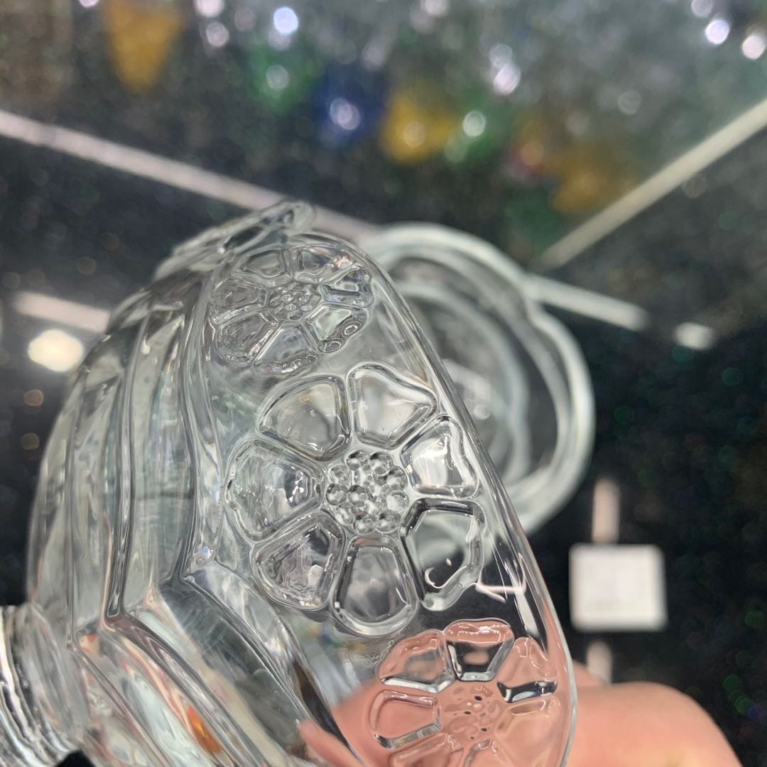 The transparent glass fruit storage bowl is exquisite Specification image