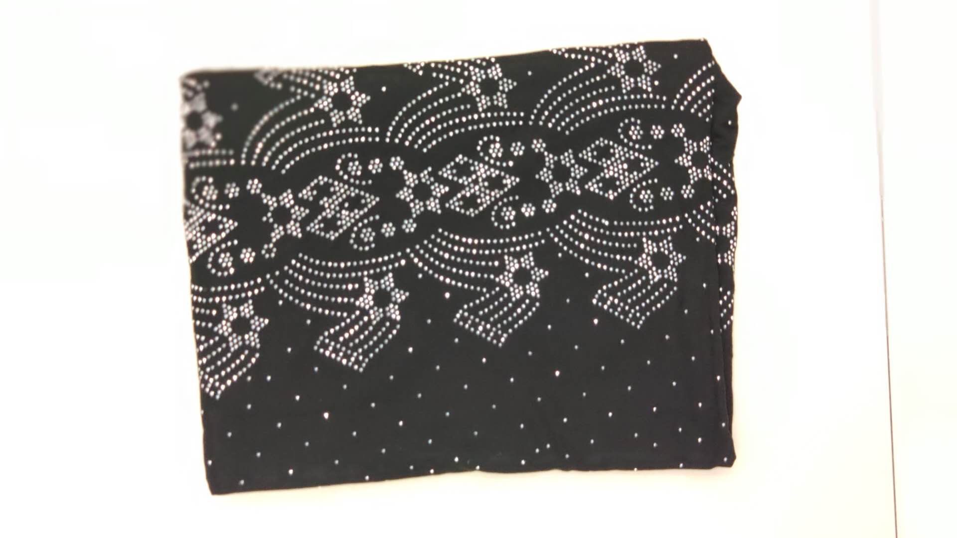 Women's Arab Muslim Gauze New Summer Thin Chiffon Milk Silk Full Scalded Drill Hijab Cover Specification drawing