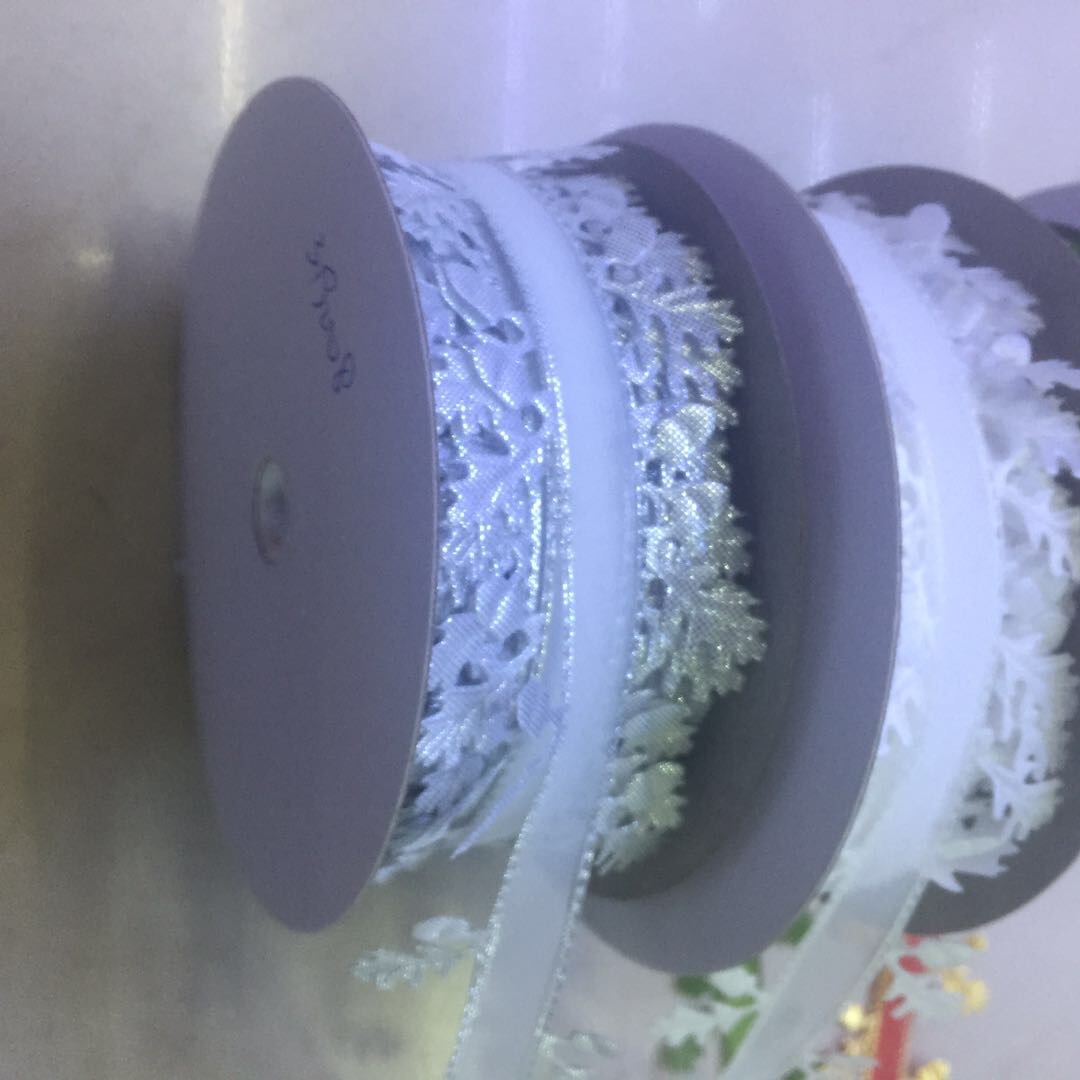 Vegetation mesh webbing Christmas gift box webbing accessories decoration details Picture