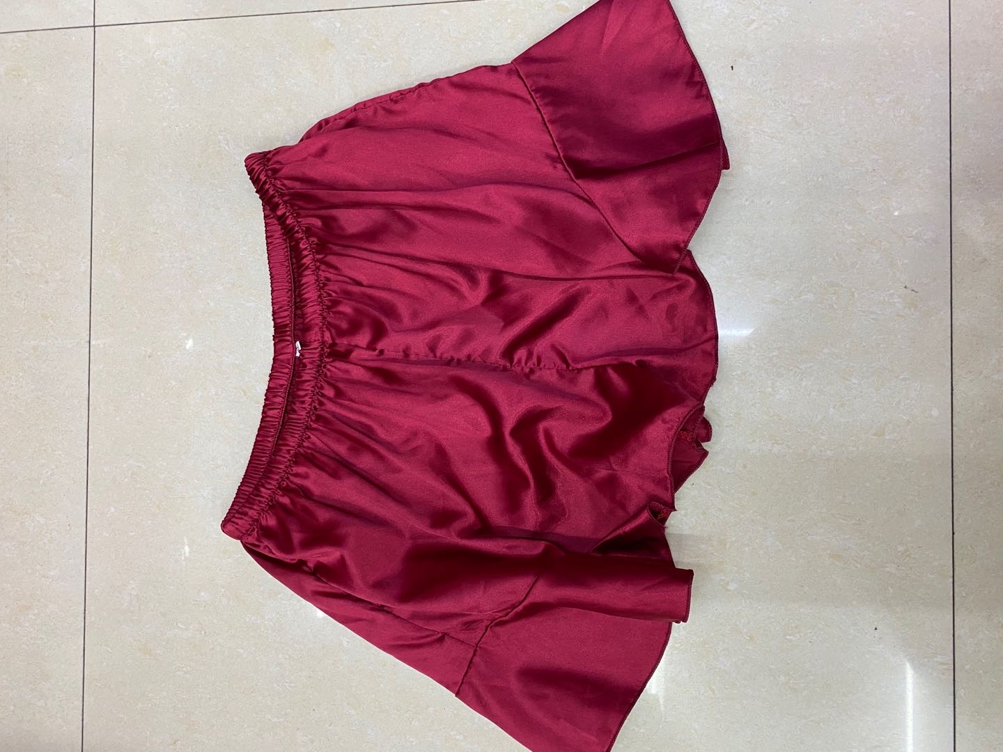 新款春秋仿真丝夏性感短裤蕾丝花边丝绸