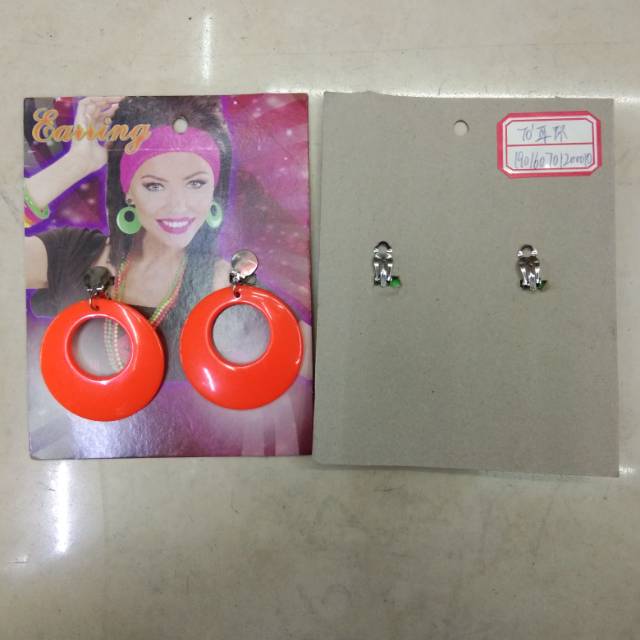 厂家直销欧美大圆圈耳坠多色耳扣混装批发细节图