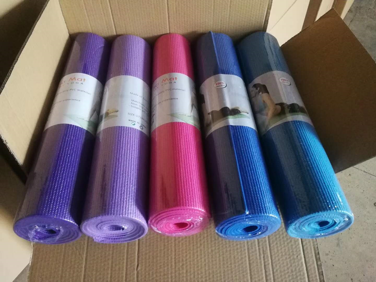 Pvc Yoga Mat Non-Slip Mat Exercise Mat Dance Mat Fitness Mat 4Mm