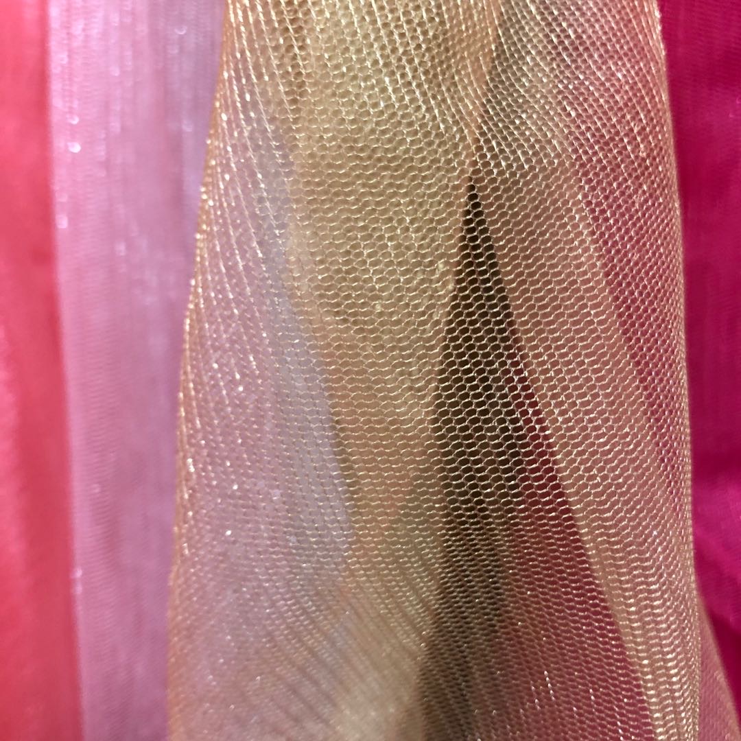 闪光网布网纱多色现货厂家直销玩具蚊帐面料