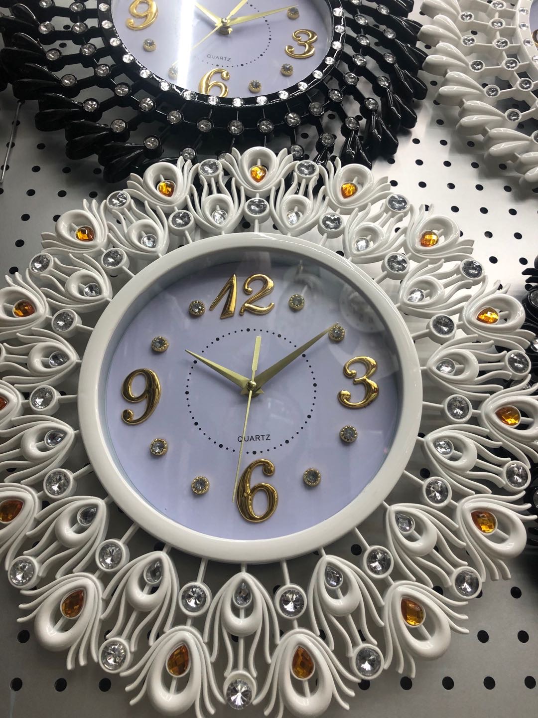 现代简约欧式大号客厅双面挂钟时尚创意墙壁挂钟卧室静音钟表