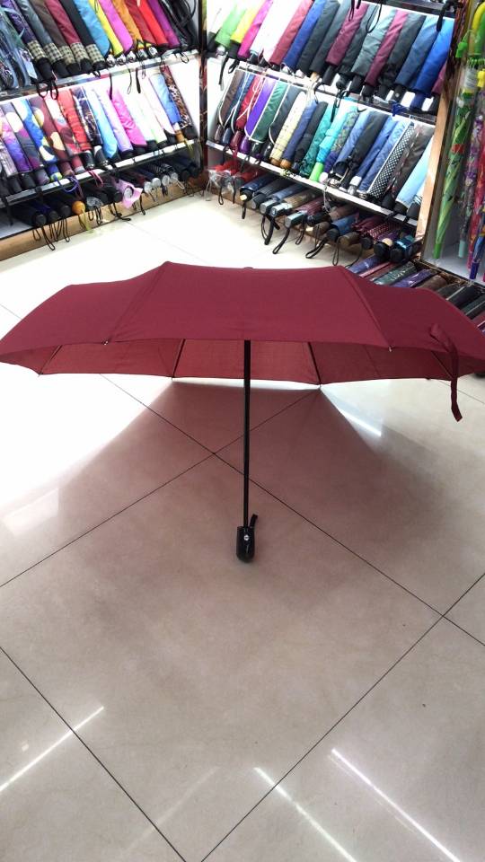 Three-Fold Self-Opening And Self-Shrinking Umbrella Automatic Three-Fold Rain And Sun Umbrella Folding Vinyl Sunblock And Uv Protection Umbrella For Men And Women Specification drawing