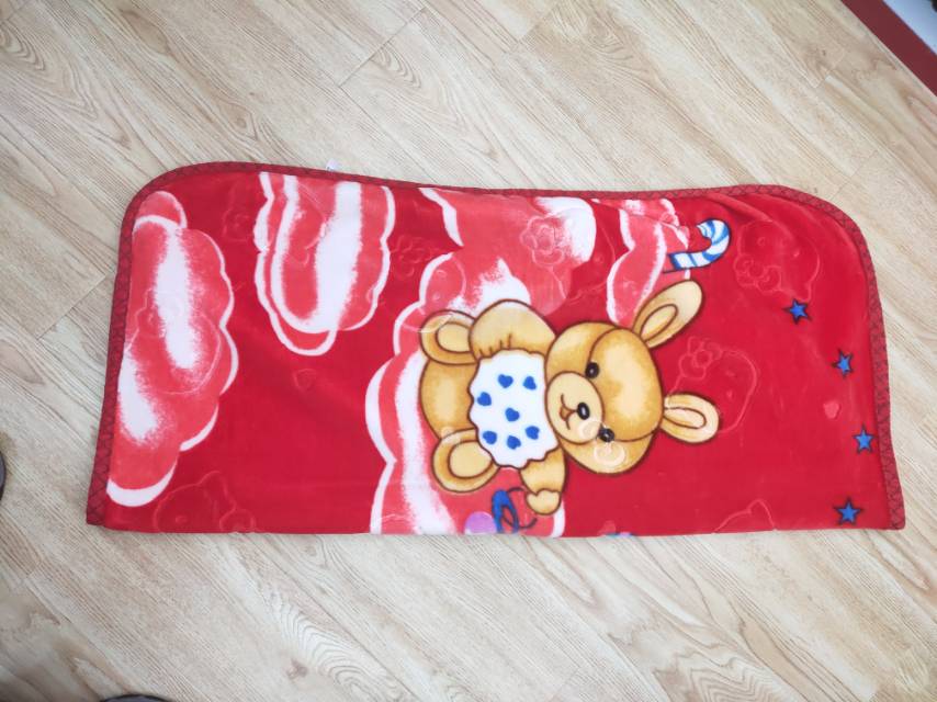 Bunny Bear Blanket With Cartoon Design Specification drawing