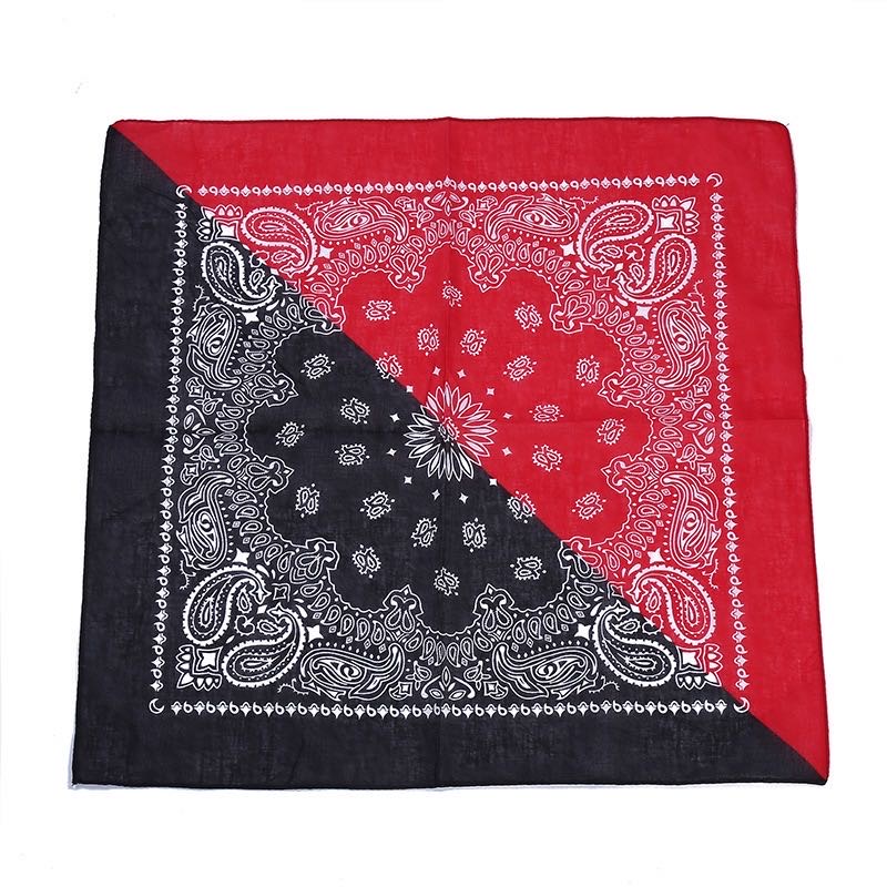 定制广告促销全棉全涤拼色头巾现货定制bandana亚马逊供货工厂LOGO