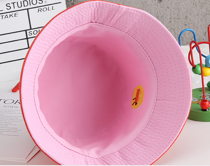 Children's Fisherman Hat Korean Version Of Animal Embroidery Parent-Child Basin Hat Specification drawing