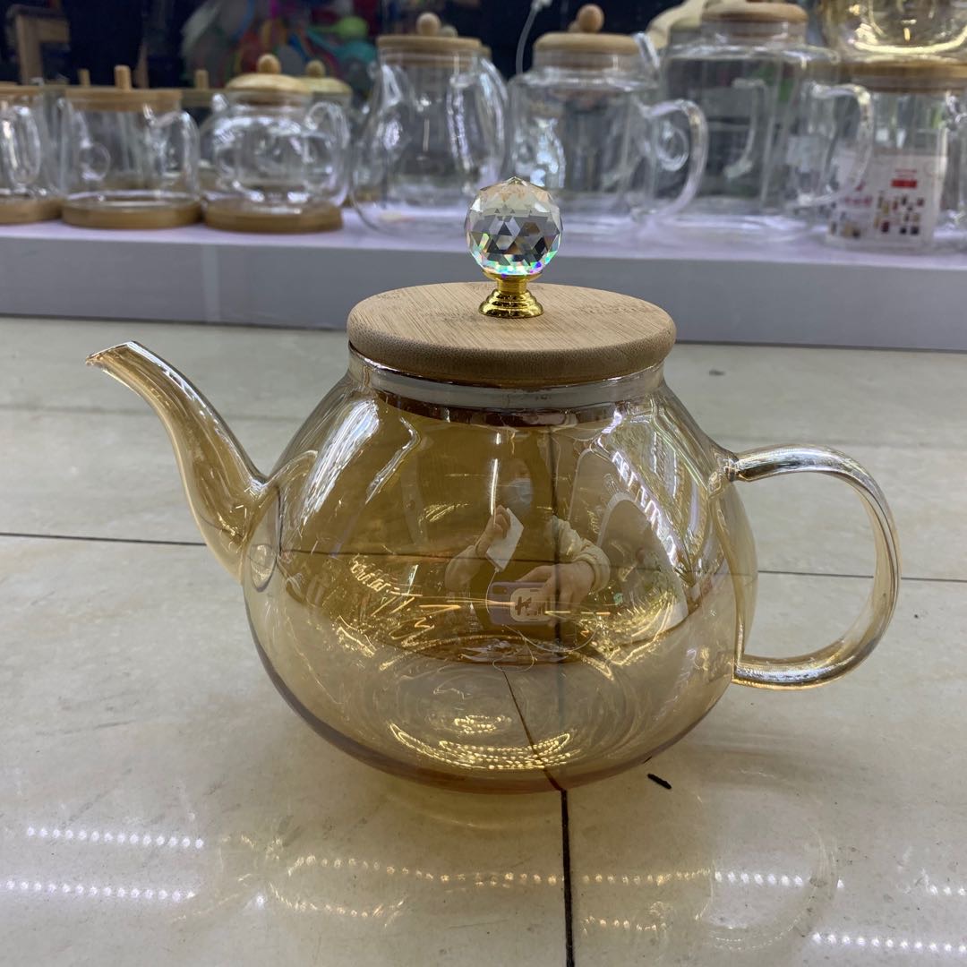 玻璃茶具花茶壶小容量普洱红茶不锈钢带过滤功夫泡茶壶杯