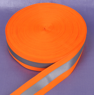 厂家直销diy高亮反光织带车缝反光布荧光织带产品图