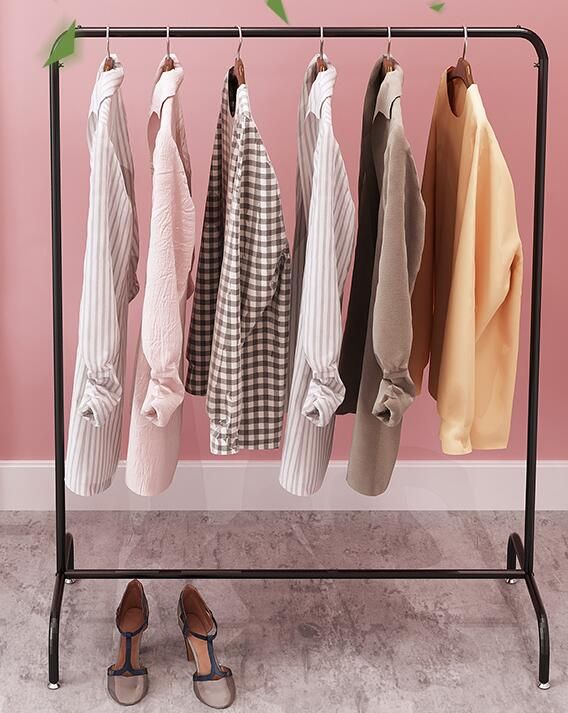 厂家直销爆款铁艺衣架服装店展示架家用卧室挂衣架