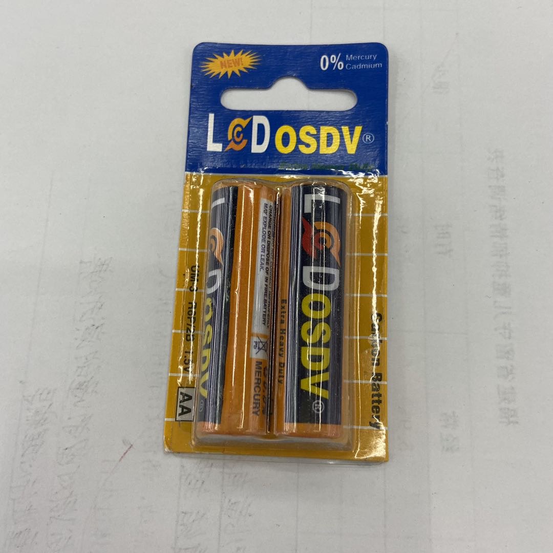 OSDV No.5 battery 1.5V carbon battery Computer toy 2 pieces orange UM-3 Specification image