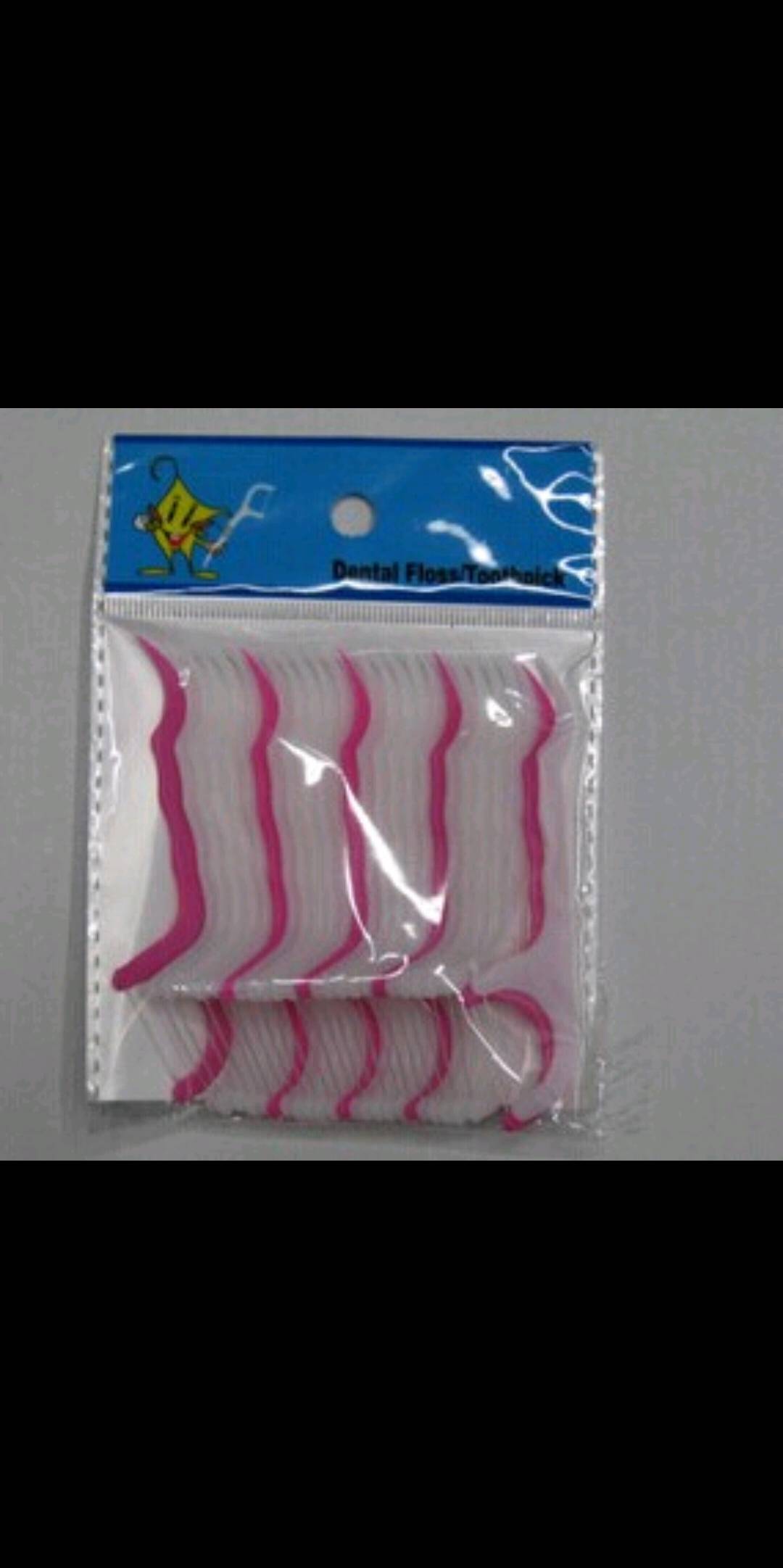 Supply 25 Pieces Of Floss Bamboo Toothpick Plastic Toothpick Floss Individually Packaged Floss 2 Specification drawing