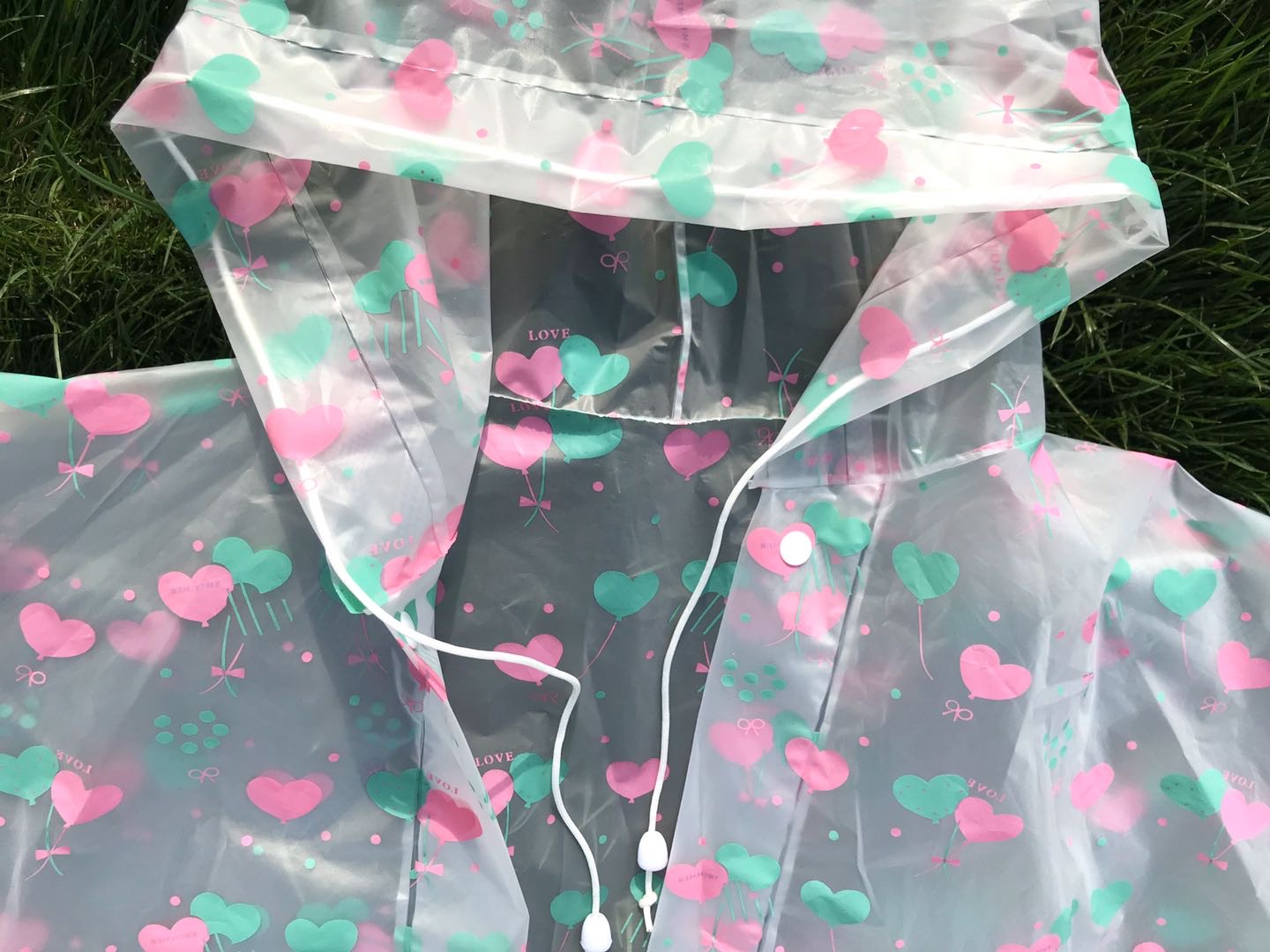 Hiking Long Raincoat For Women Adult Raincoat Clear Raincoat Specification drawing