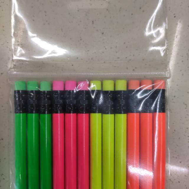 High-Grade Four-Color Pencil Hb Pencil Learning Office Pen details Picture