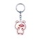日韩可爱猪年钥匙扣 熊猫圣诞树金属钥匙环 创意情侣款包包挂件女图