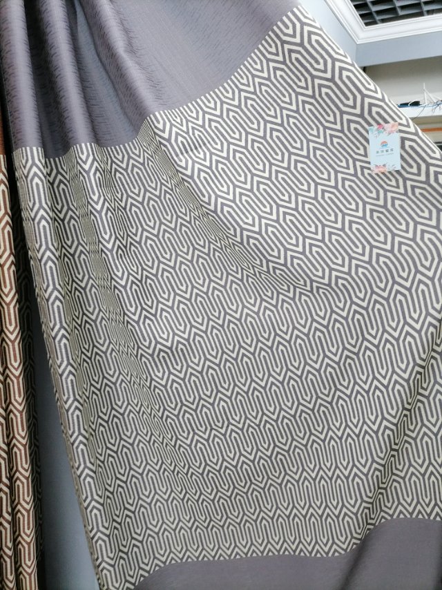 Thickened cotton and linen printed blackout curtain fabric, high blackout, thick and warm, for living room, bedroom and balcony