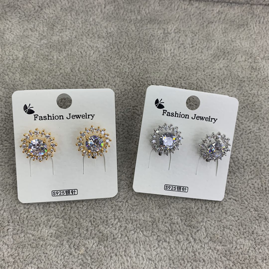 个性时尚气质百搭太阳耳钉女耳环耳饰饰品