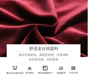 2020 Autumn/Winter new Korean-style fashionable velvet wide-leg pants for women, loose and casual floor-length pants, factory direct sales Specification image
