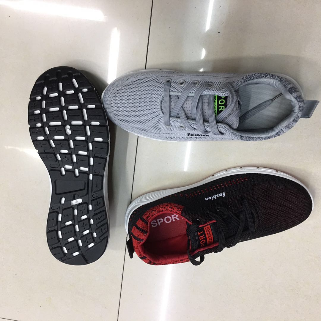 Pvc Men's Shoes Fly Woven details Picture