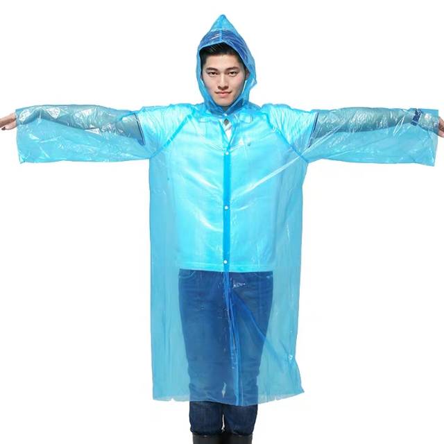 Disposable PEVA raincoat Specification image