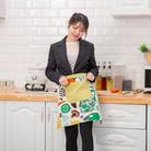 韩版围裙家用厨房时尚纯棉可爱女厨房大人做饭工作服可爱半截围裙