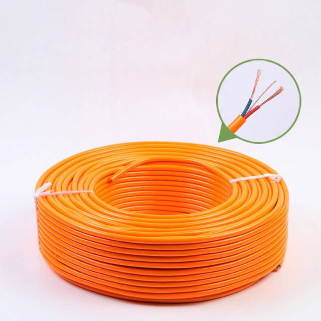 Power cord cable: 2.5 square yellow cable, household power cord details Picture