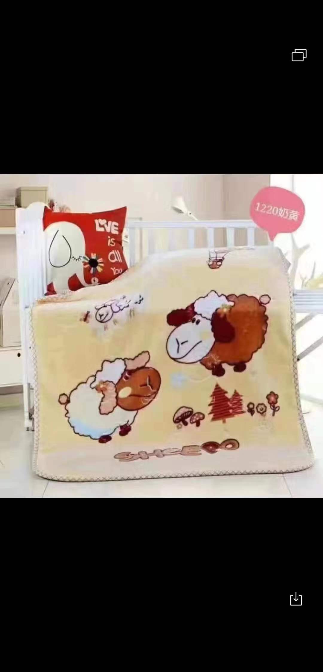 2020新款厂家直销精品多功能卡通印花童毯