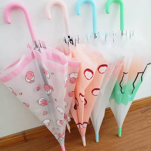 学生韩国半透明伞儿童伞产品图