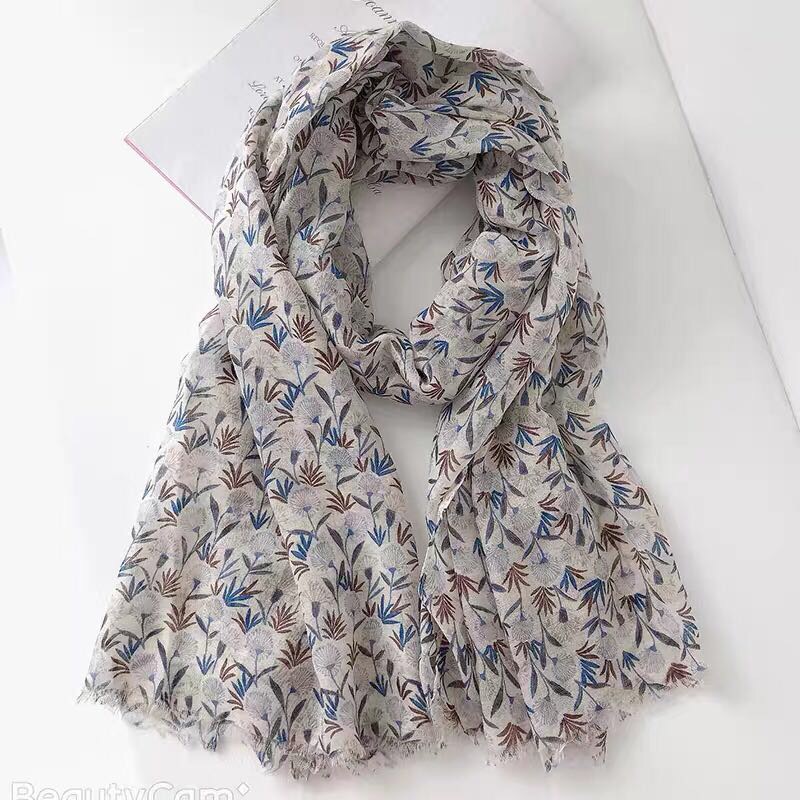 Scarf Women Travel Vacation Sun Protection Air Conditioning Shawl Beach Towel Gauze Scarf