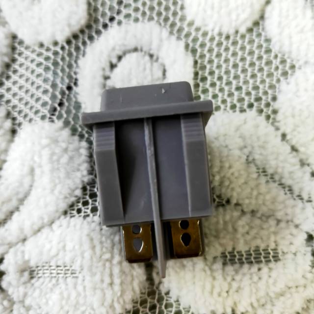 Two-pin small switch, small boat-shaped switch power switch, two-position switch Specification image