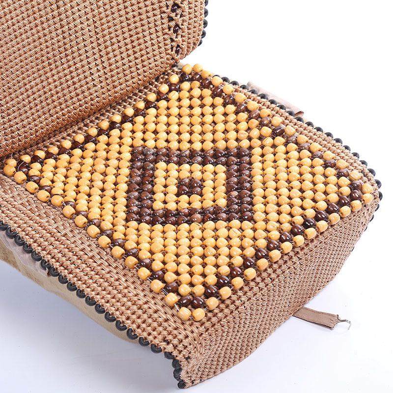 Wholesale of Four Seasons General car seat cushions, single-piece wooden beads, handcrafted bead seat cushions, ice bead seat cushions, customized seat cushions Specification image