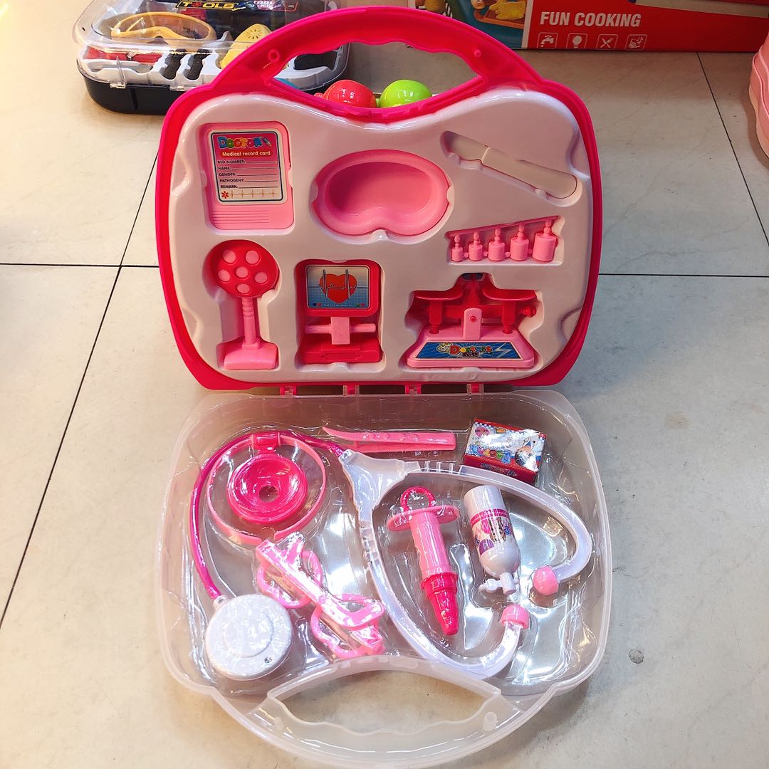儿童过家家玩具 14件套带声光医药箱男孩女孩医生护士仿真玩具详情图2