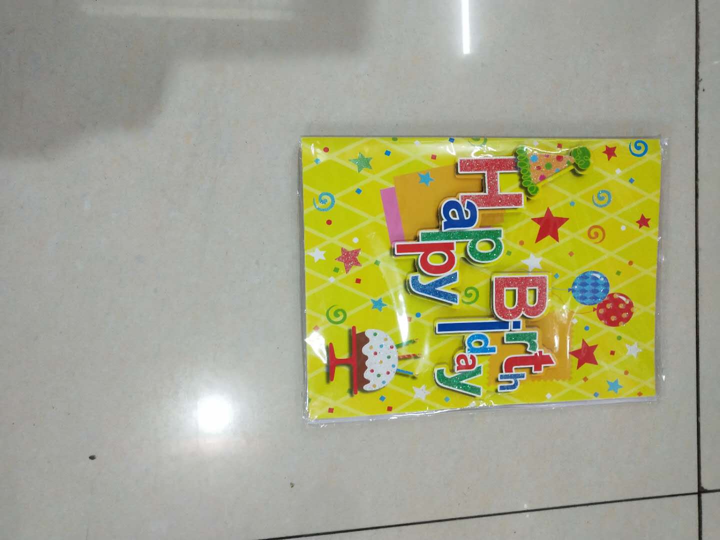 生日贺卡儿童创意简约手写小卡片批发产品图