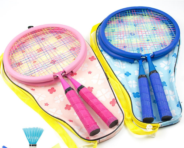 Badminton rackets, double rackets for babies, ultra-light children, beginner's rackets for primary school students aged 3 to 12