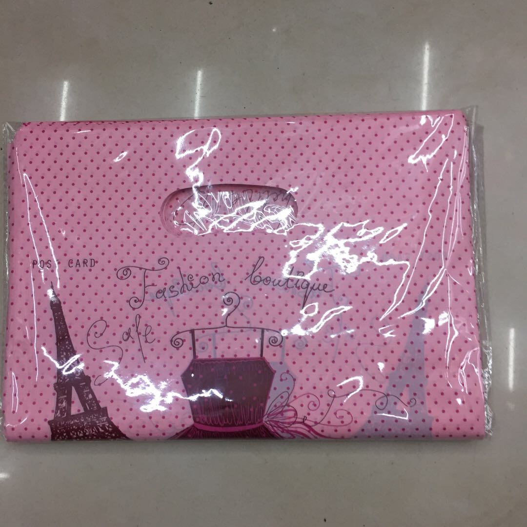 出口日韩塑料印花包装袋手提袋厂家直销25*35详情图1
