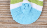 彩色条纹蓝色卷边宝宝袜防滑舒适可爱童袜详情图2