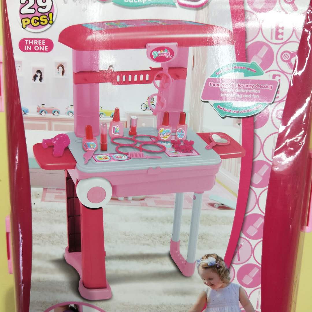 玩具行李箱小模型迷你儿童化妆品玩具行李箱儿童旅行箱 公主图