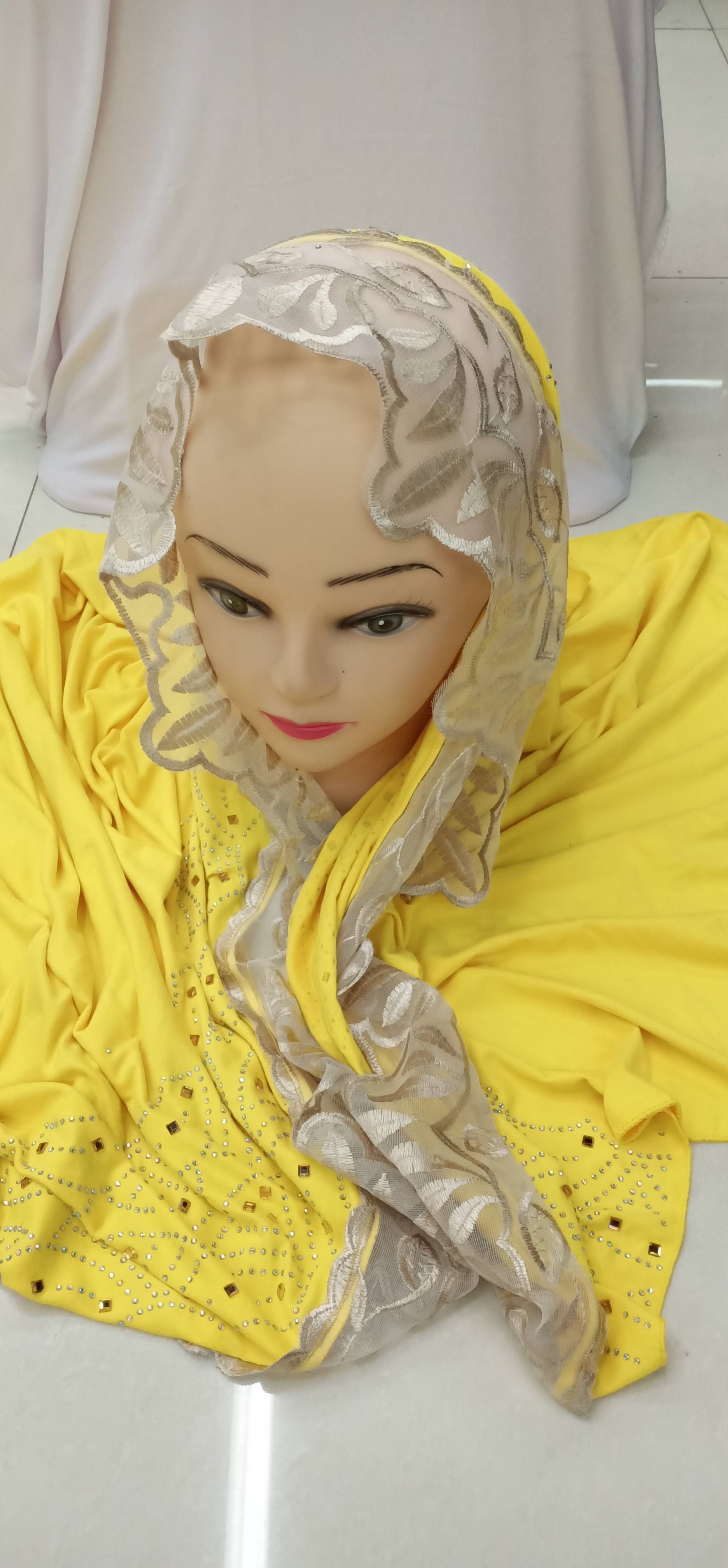 Muslim cotton scarves, rhinestone headscarves, long scarves, lace scarves, long scarves