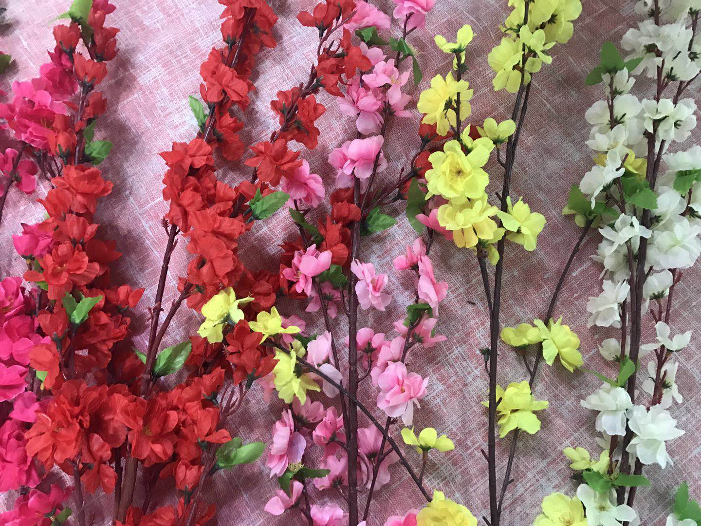 The long stem peach blossom language represents love good luck three lives three ten miles of peach blossom thumbnail