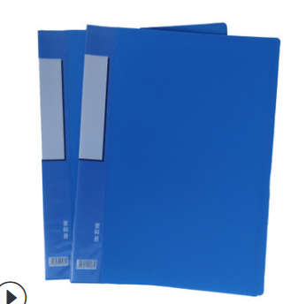 a4资料册材质防水防静电多页竖式插页透明塑料试卷a4文件夹厂家货图