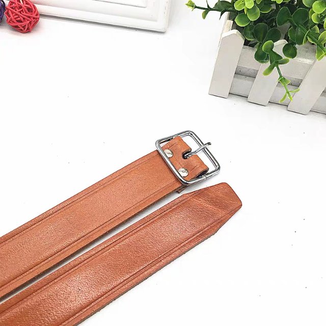 Batch Of Pure Cowhide Electrician Waist Lead Layer Cowhide Leather Belt Labor Belt Middle-Aged And Elderly Yellow Cattle Belt Leather Wire Buckle Specification drawing
