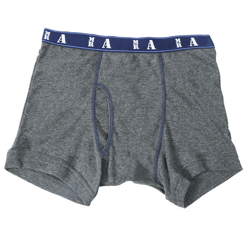 内裤男纯棉平角青年字母底裤中腰宽松透气男生短裤