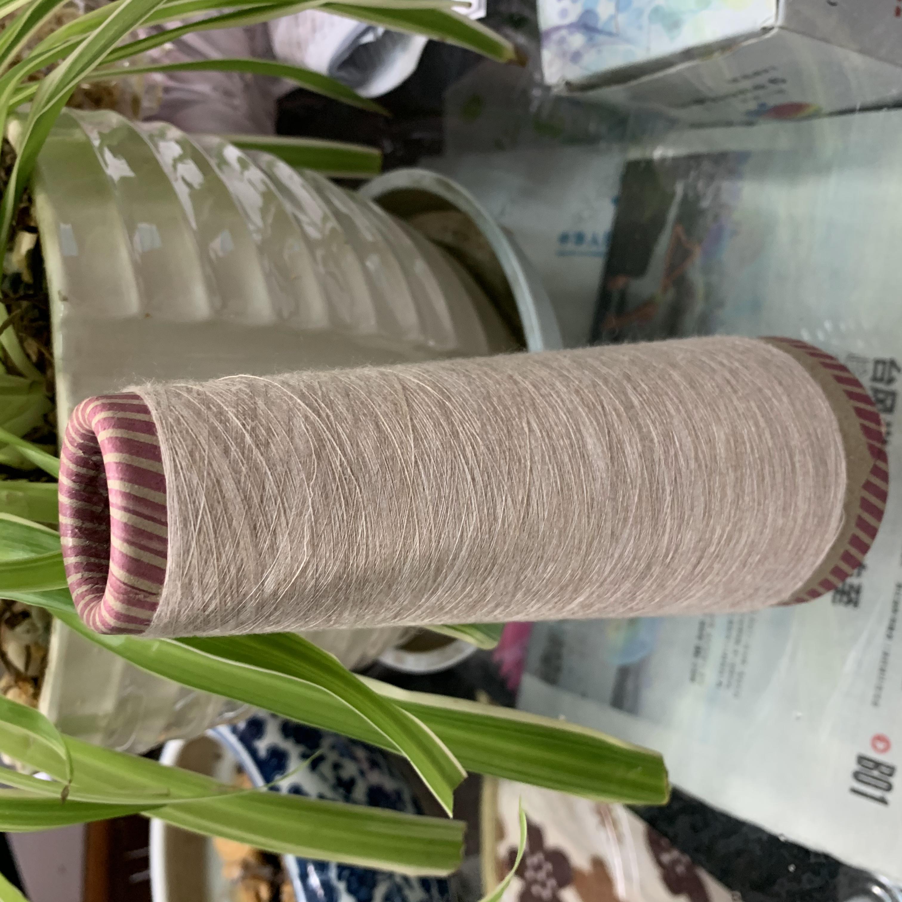 cotton yarn baby cotton yarn pure cotton wool all cotton hand woven light brown
