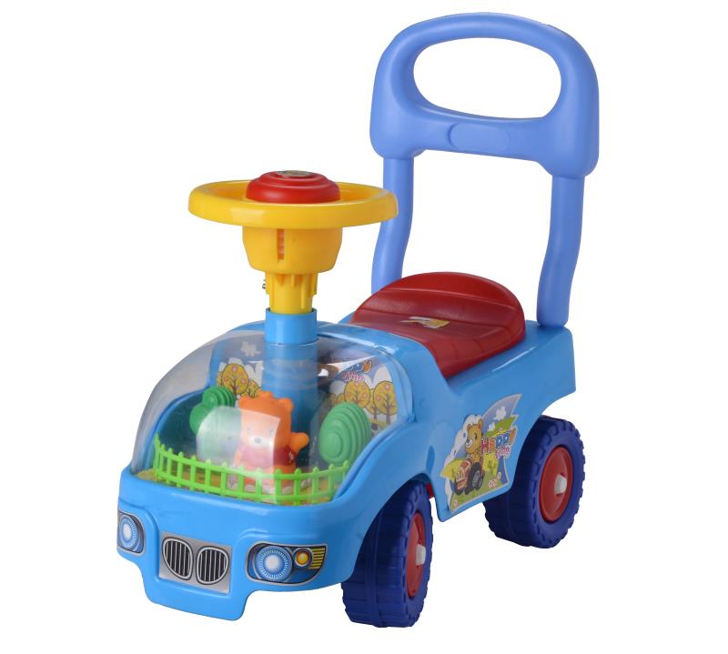 可爱熊防滑环保骑行车滑行车多功能助步车玩具童车7609