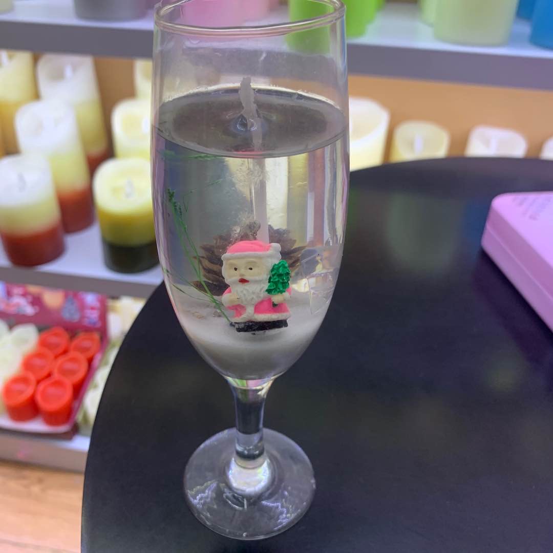 LED灯蜡烛灯电池灯手工模型蜡烛灯饰品摆件照亮酒杯