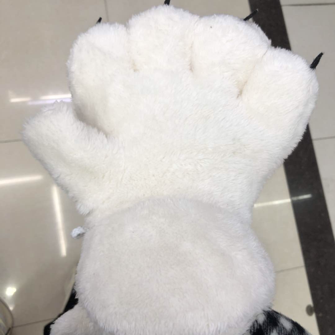 Animal toy gloves, children's cute doll gloves, teddy doll gloves details Picture