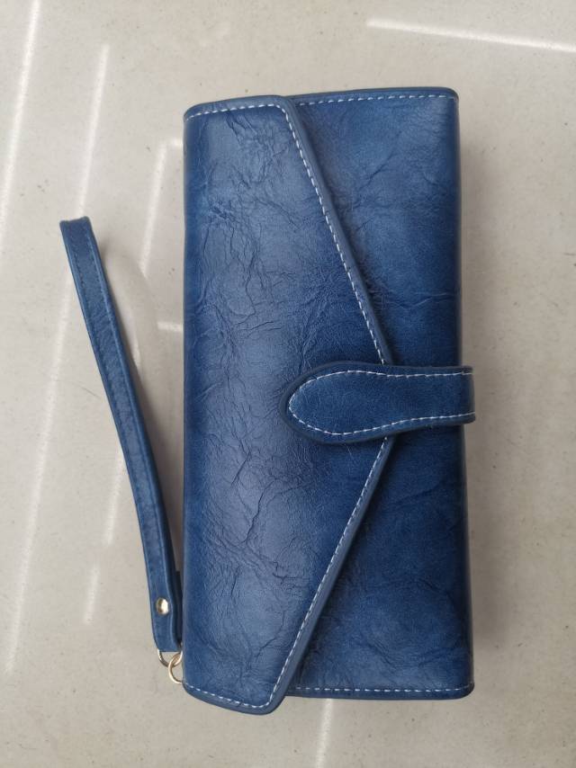 Fashion Long Women's Purse Triple Fold Women's Long Purse Coin Wallet Wallet