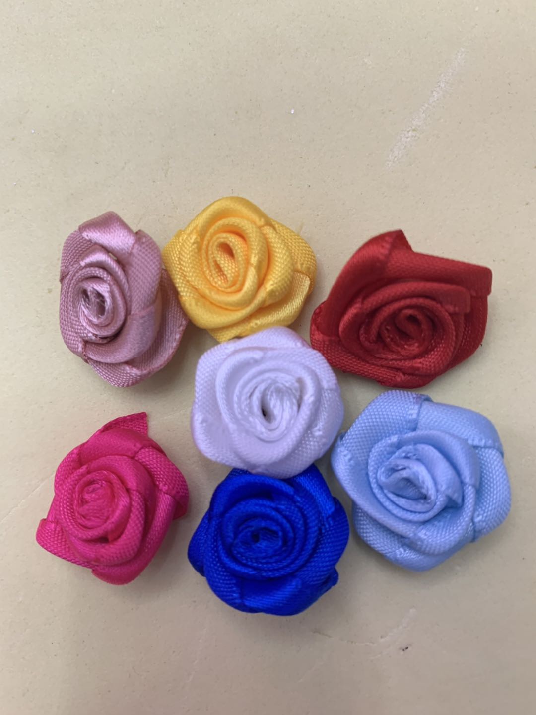 Polyester 1.2x1.7cm hand-made rose hair accessories dress matching process decorative accessories thumbnail