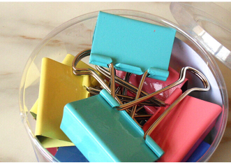 长尾夹金属钱夹婷婷牌彩色长尾夹